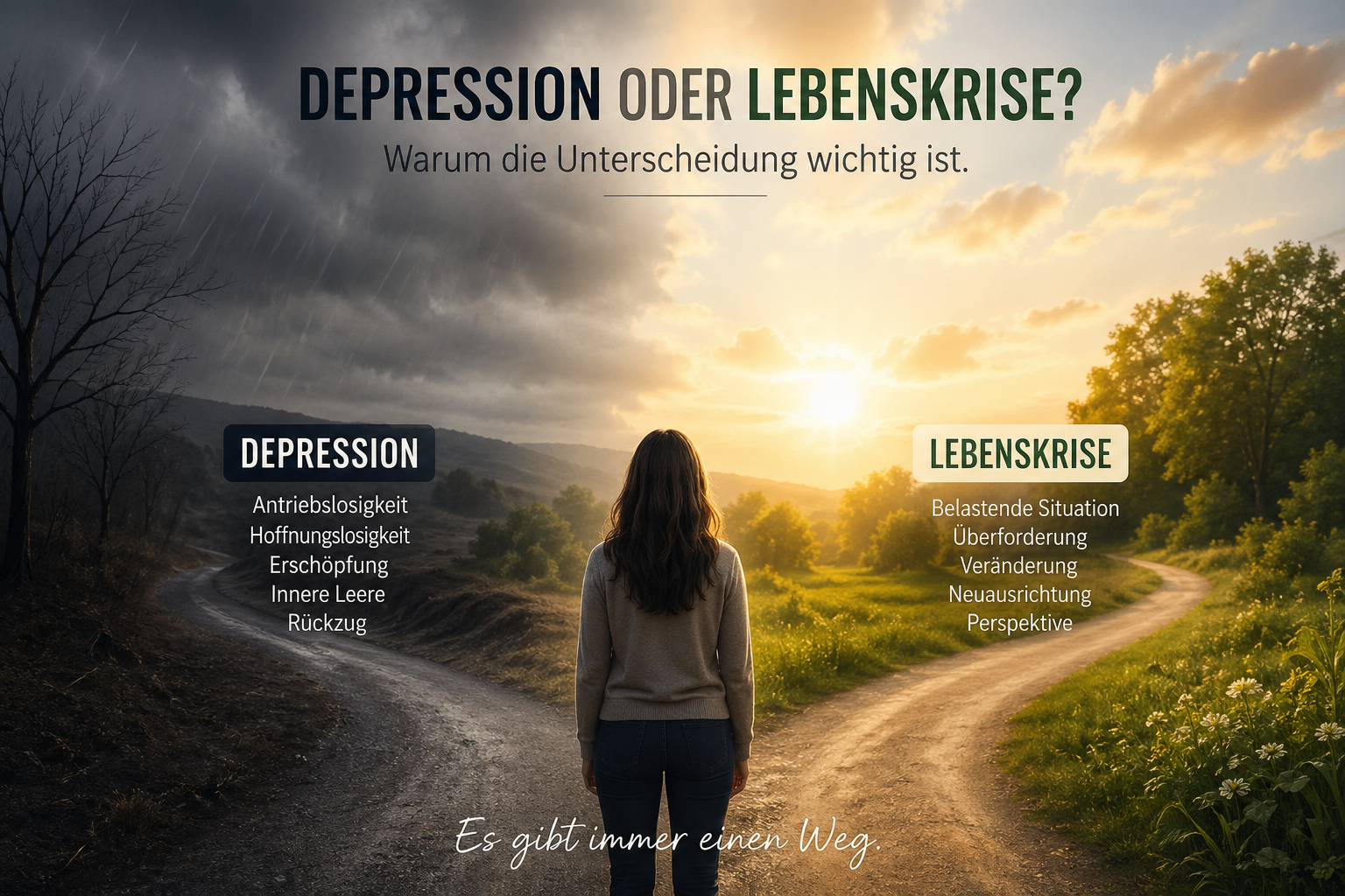Depression oder Lebenskrise? Warum die Unterscheidung wichtig ist